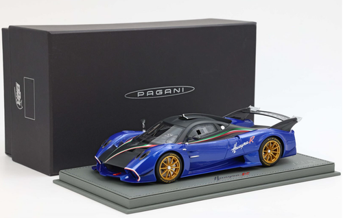 BBR PAGANI HUAYRA R パガーニ ウアイラ R 1/18 1/18 BBR Pagani Huayra R (Matte Black & French Blue) Resin