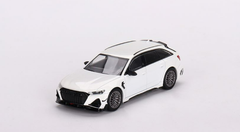 1/64 MINI GT Audi ABT RS6-R Glacier White Metallic 