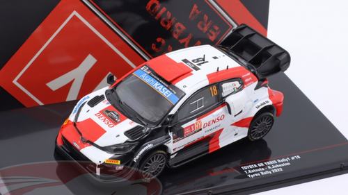 1/43 Ixo 2022 Toyota GR Yaris Rally1 #18 5th Rallye Ypres Toyota