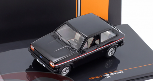 1/43 Ixo 1989 Ford Fiesta MK2 Avus (Black) Car Model