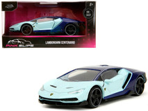 Lamborghini Centenario Light Blue and Purple "Pink Slips" Series 1/32 Diecast Model Car by Jada