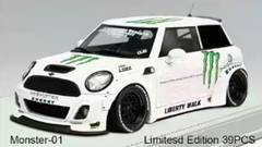 1/18 Ivy Mini Cooper LBWK (Monster White) Car Model Limited 39 Pieces