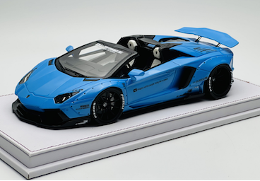 1/18 GL Models Lamborghini Aventador LBWK Spider (Blue) Car Model ...