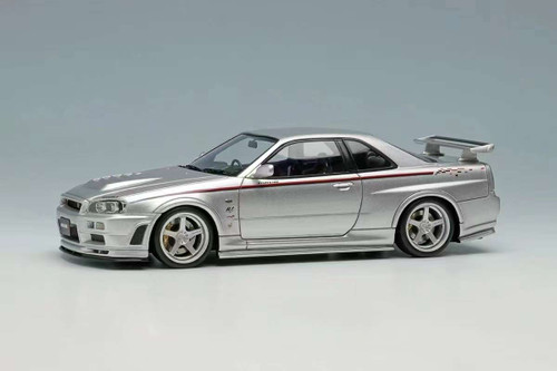 ミニカー IG1607 1/43 Nismo R34 GT-R R-tune Silver Image_20231225103409__59454.