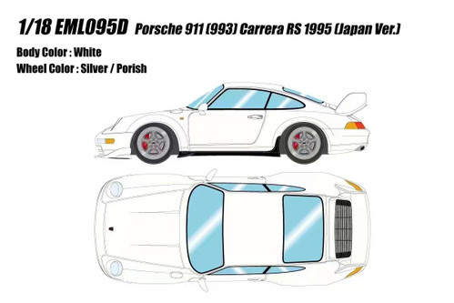 メイクアップ 1/18 ポルシェ911(993)カレラRS Make Up Co., Ltd / Eidolon 1:18 Porsche 911 (993) Carrera RS