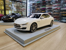 1/18 BBR Maserati Ghibli SQ4 S Q4 (White) RHD Resin Car Model