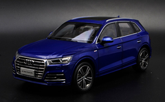 1/18 Dealer Edition Audi Q5 Q5L SQ5 2nd Generation (2018-Current) (Blue) Diecast Car Model