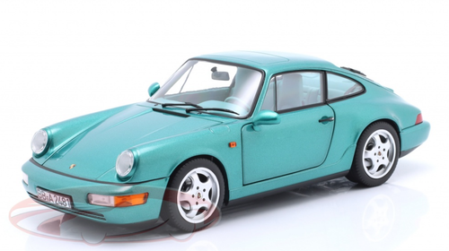1/18 Norev 1992 Porsche 911 (964) Carrera 2 (Wimbledon Green