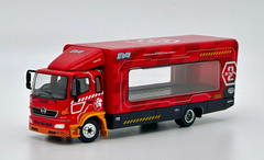 1/64 Unique Model & Tiny Hino 500 Ranger EVA (Red) Diecast Car Model