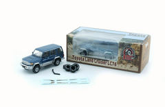 1/64 BM Creations Toyota Land Cruiser LC76 Blue