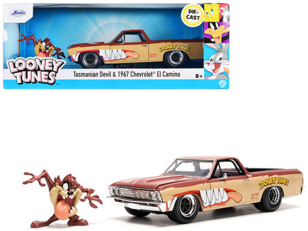 1967 Chevrolet El Camino Brown and Beige with Graphics and