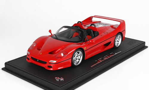 1/18 BBR 1995 Ferrari F50 Coupe Spider (Red) Car Model Limited 349