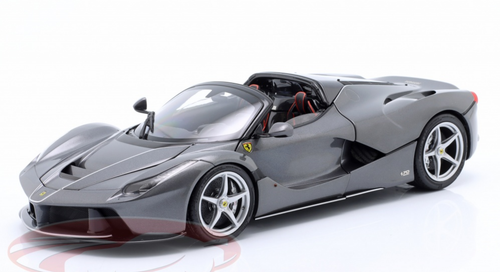 BBR 1:18 Ferrari LaFerrari Aperta Spider 2016 - Rouge - Avec Présentoir