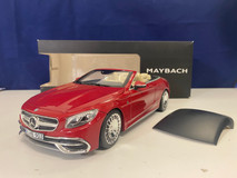 MINOR DEFECTS 1/18 Dealer Edition Mercedes-Benz MB Maybach S-Class S-Klasse S650 Coupe Convertible (Red) Diecast Car Model