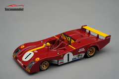 1/43 Tecnomodel Ferrari 312 PB Monza 1973 Driver Jacky Ickx Car Model