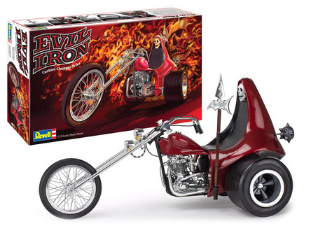 ライブ写真「5」 Level 5 Model Kit Evil Iron Custom Chopper Trike 1/8 Scale Model