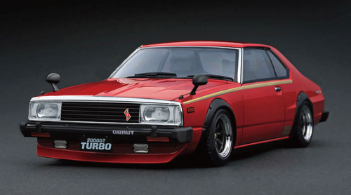 1/18 Ignition Model Nissan Skyline 2000 Turbo GT-ES (C211) Red