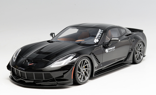 GT SPIRIT 1/18 シボレーコルベット C7 Z06 ホワイト/レッド 2017 Chevrolet Corvette C7 Z06 - Model car collection - GT SPIRIT