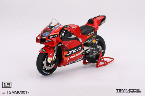 オートバイ・バイク TSM Ducati Desmosedici GP22 1/12 motogp 1/12 TSM Model Ducati Desmosedici GP22 #43 2022 Presentation