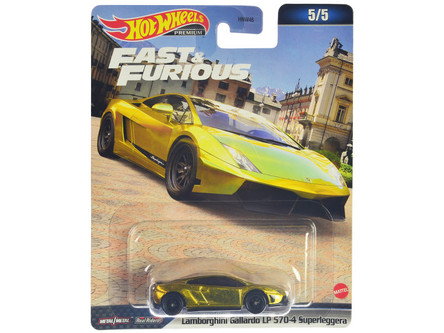 ミニカー FAST&FURIOUS LAMBORGHINI LIMITED EDITION Lamborghini Gallardo Gold Metallic 