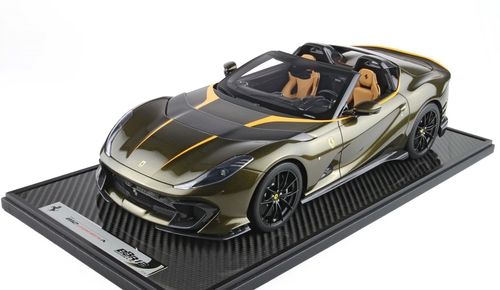 ＜予約品＞　BBR 1/12 Ferrari 812 Competizione A　French Racing Blue　ケース付　フェラーリ　BBR1216Q Ferrari 812 Competizione 2021 Red Rosso Corsa 1⁄12 BBR Models