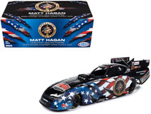 Dodge Charger SRT Hellcat NHRA Funny Car Matt Hagan "Operation Healing Force" (2023) "Tony Stewart Racing" Limited Edition to 1464 pieces Worldwide 1/24 Diecast Model Car by Auto World