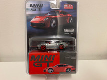 CHASE CAR 1/64 Mini GT Porsche 911 (992) Carrera 4S (Chrome Silver) Diecast Car Model