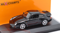 1/43 Minichamps 1995 Porsche 911 Turbo S (993) (Black) Car Model