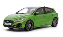 1/18 OTTO 2022 Ford Focus MK5 ST Phase 2 (Green) Car Model