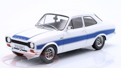 1/18 Modelcar Group 1973 Ford Escort MK1 RS 2000 (White & Blue) Diecast Car Model