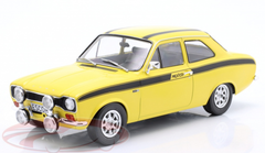 1/18 Modelcar Group 1973 Ford Escort MK1 Mexico (Yellow) Diecast Car Model