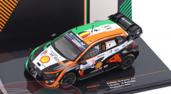 1/43 Ixo 2023 Hyundai i20 N Rally1 #11 Rallye Croatia Hyundai Shell Mobis WRT Thierry Neuville, Martijn Wydaeghe Car Model