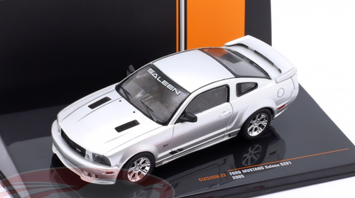 1/43 Ixo 2005 Ford Mustang Saleen S281 (Silver Grey Metallic