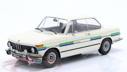 1/18 KK-Scale 1974 BMW 2002 Alpina (White) Diecast Car Model