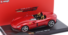 1/43 BBurago Signature 2018 Ferrari Monza SP2 (Red) Car Model