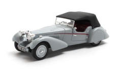 1/43 Matrix 1938 Bugatti T57SC Roadster Closed Top Vanden Plas (Grey) Car Model