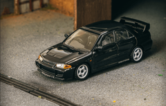 1/64 Tarmac Works Mitsubishi Lancer GSR Evolution III (Black) Diecast Car Model