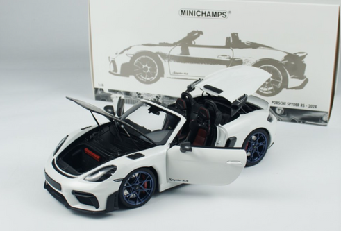 1/18 Minichamps 2024 Porsche Cayman Spyder RS Weissach Package