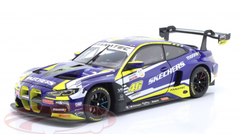 1/18 Minichamps 2023 BMW M4 GT3 #46 6th 24h Spa Team WRT Valentino Rossi, Augusto Farfus, Maxime Martin Diecast Car Model