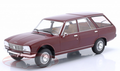 1/18 Modelcar Group 1976 Peugeot 504 Break (Dark Red) Diecast Car Model