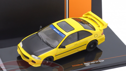 1/43 HONDA CIVIC SIRⅡEG6 カスタマイズバージョンイエロー 1/43 HONDA CIVIC SIRⅡEG6 カスタマイズバージョンイエロー