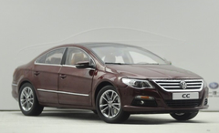 1/18 Dealer Edition Volkswagen VW CC (Dark Red) Diecast Car Model