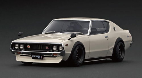 1/18 Ignition Model NISSAN Skyline 2000 GT-R (KPGC110) Ivory White