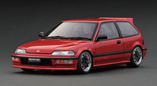1/18 Ignition Model Honda CIVIC (EF9) SiR Red - LIVECARMODEL.com