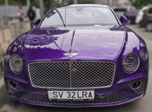 1/18 HH Model Bentley Continental GTC (Twilight Purple) Resin Car Model Limited 30 Pieces