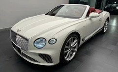 1/18 HH Model Bentley Continental GTC (Pearl White) Resin Car Model Limited 30 Pieces