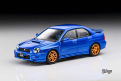 1/64 Furuya Subaru Impreza WRX STi GD Sedan 7th Generation (Blue) Diecast Car Model