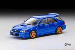 1/64 Furuya Subaru Impreza WRX STi GG Wagon 7th Generation (Blue) Diecast Car Model