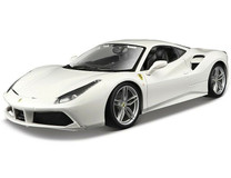 1/18 Maisto Ferrari 488 GTB (White) Diecast Car Model