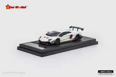 1/64 Star Model Lamborghini Aventador LP700-4 Liberty Walk LBWK 2.0 (Rainbow White) Diecast Car Model